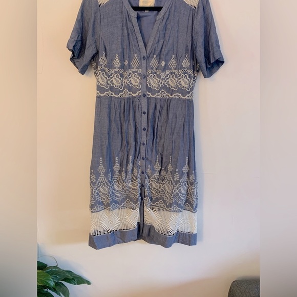 Anthropologie dress sz 10 - Picture 3 of 6